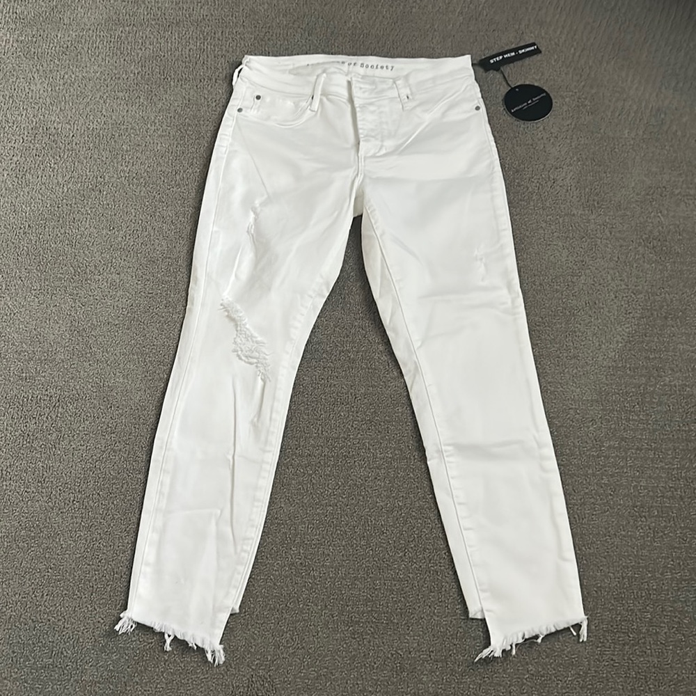 Articles of society white jeans